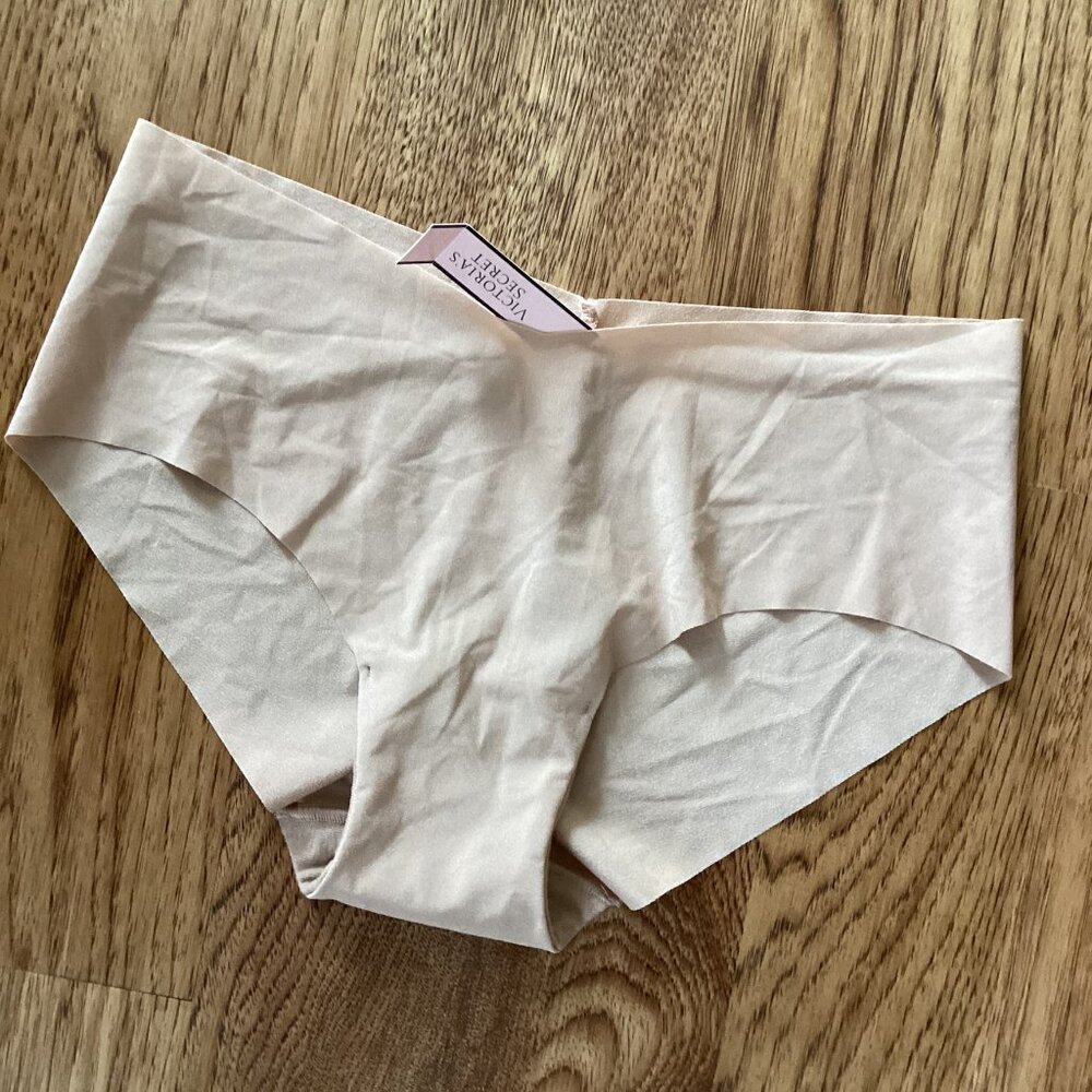 NWT VICTORIA'S SECRET NO SHOW HIPHUGGER HIPSTER PANTY in SWEET PRALINE SMALL - Picture 3 of 4